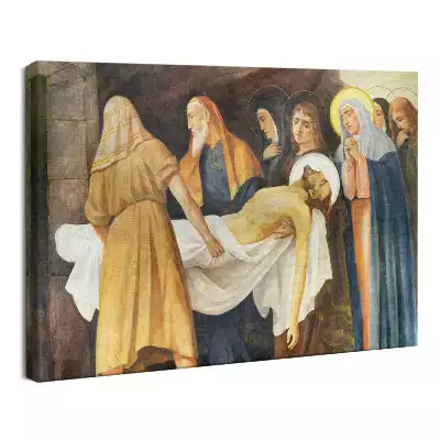 Obraz drukowany na płótnie Pogrzeb Jezusa Chrystusa
