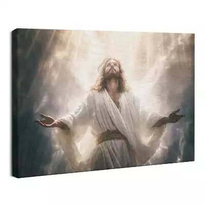 Obraz drukowany na płótnie Ilustracja Jezusa Chrystusa