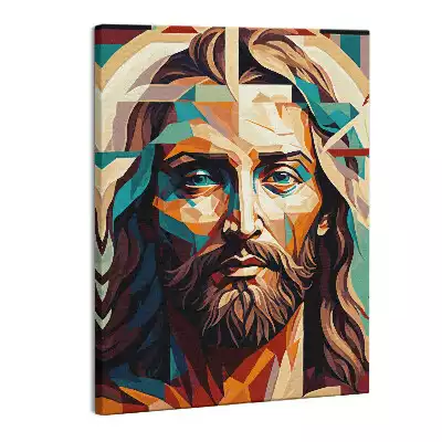 Zdjęcie na płótnie Jezus Zbawiciel Malowany