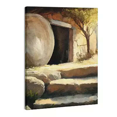 Zdjęcie na płótnie Grób Pański Wielkanoc motyw