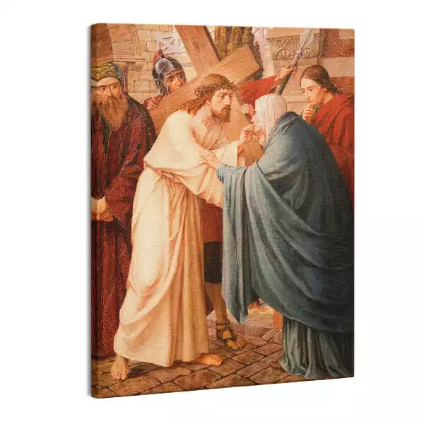 Zdjęcie na płótnie Jezus i Maryja Droga Krzyżowa