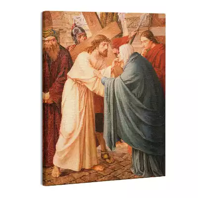 Zdjęcie na płótnie Jezus i Maryja Droga Krzyżowa