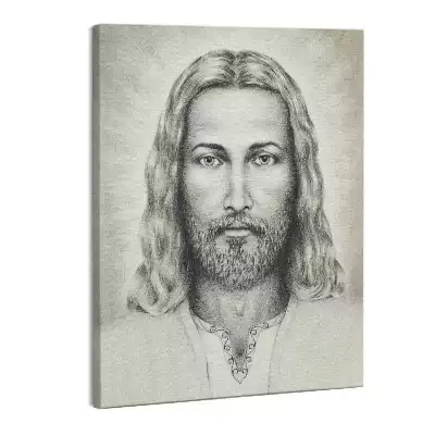 Zdjęcie na płótnie Szkic Portret Jezusa Chrystusa