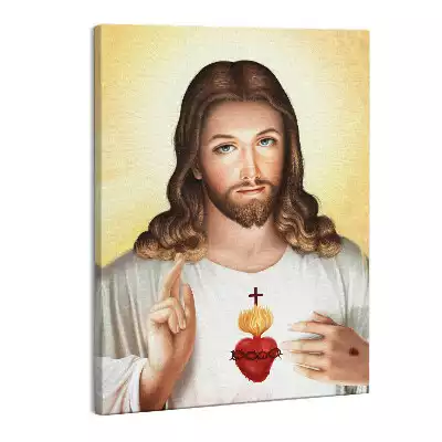 Zdjęcie na płótnie Serce Miłosierdzie Jezusa