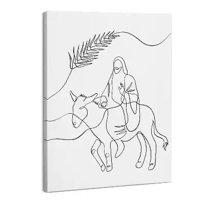 Zdjęcie na płótnie Jezus wjazd do Jerozolimy