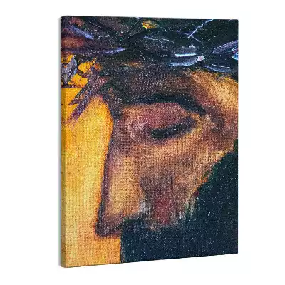 Zdjęcie na płótnie Twarz Jezusa w koronie cierniowej