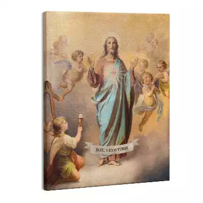 Zdjęcie na płótnie Inskrypcja Jezu Ufam Tobie