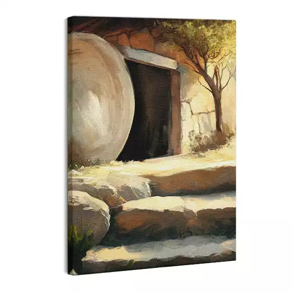 Obraz canvas Grób Pański Wielkanoc motyw