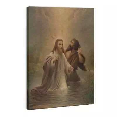 Obraz canvas Chrzest Święty Jezusa