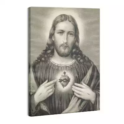 Obraz canvas Portret Serca Jezusa Chrystusa