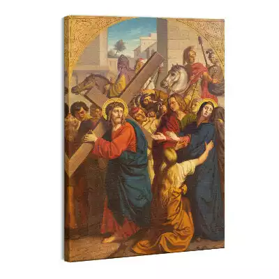 Obraz canvas Droga Krzyżowa - Jezus spotyka swoją matkę