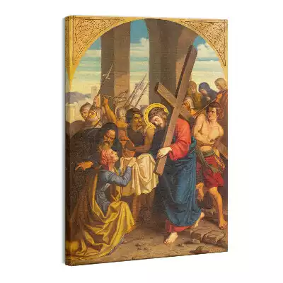 Obraz canvas Weronika ociera twarz Jezusa