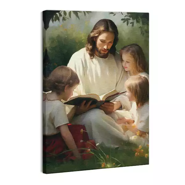 Obraz canvas Jezus Chrystus z dziećmi