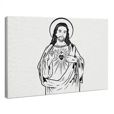 Obraz na płótnie abstrakcja Ilustracja Pan Jezus