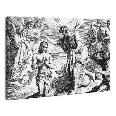 Zdjęcie na płótnie Chrzest Święty Pana Jezusa