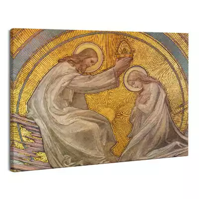 Zdjęcie na płótnie Fresk Koronacja Najświętszej Maryi Panny