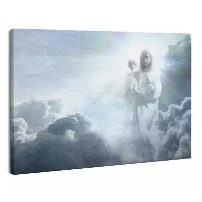 Foto obraz na płótnie Objawienie Najświętszej Marii Panny i Dzieciątka Jezus