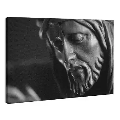 Obraz na płótnie abstrakcja Kamienny posąg twarz Jezusa Chrystusa