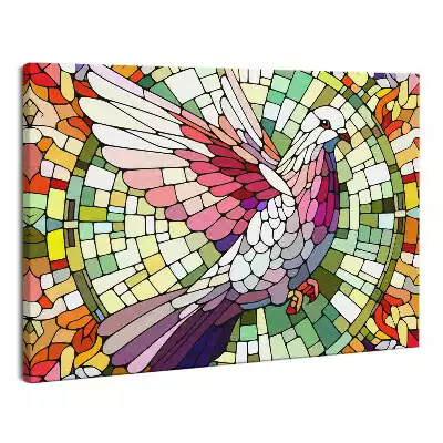 Obraz canvas Kolorowa mozaika Duch Święty