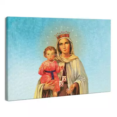 Foto obraz na płótnie Matka Boża z małym Jezusem