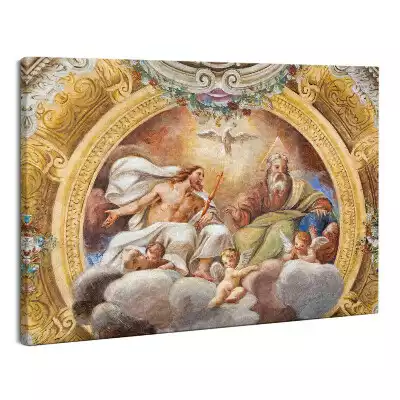 Foto obraz na płótnie Święta Trójca Aniołowie