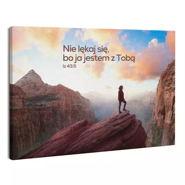 Obraz canvas Na Komunię Cytaty z Pisma Św