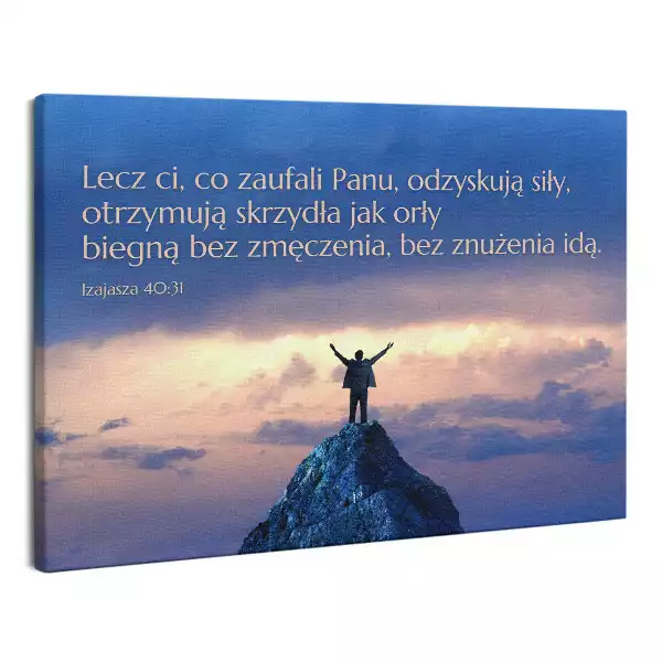 Obraz na płótnie Cytaty Myśli z Pisma Św