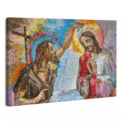 Obraz na płótnie Jan Chrzciciel Chrzest Jezusa