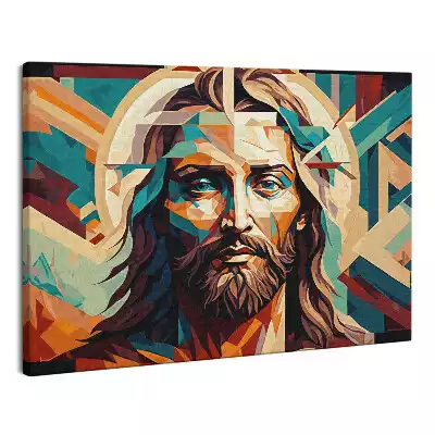 Zdjęcie na płótnie Jezus Zbawiciel Malowany