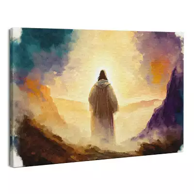 Obraz na płótnie abstrakcja Jezus w Niebie