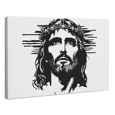 Foto obraz na płótnie Ilustracja Jezus Chrystus