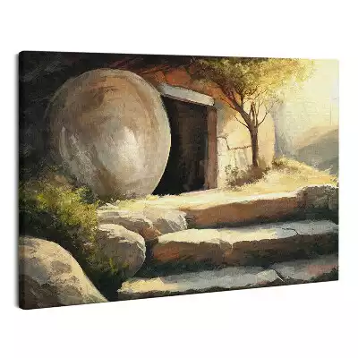 Zdjęcie na płótnie Grób Pański Wielkanoc motyw