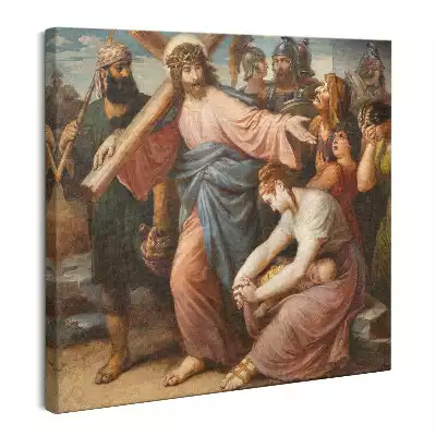 Obraz na płótnie Jezus spotyka kobiety z Jeruzalem