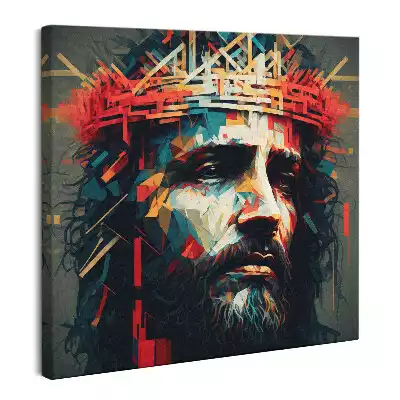 Obraz na płótnie Portret Jezusa w Koronie