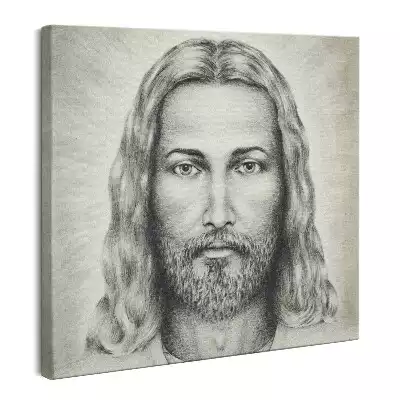 Obraz na płótnie Szkic Portret Jezusa Chrystusa