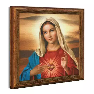 Obraz na płótnie Niepokalane serce najświętszej Maryi