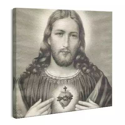 Obraz na płótnie Portret Serca Jezusa Chrystusa