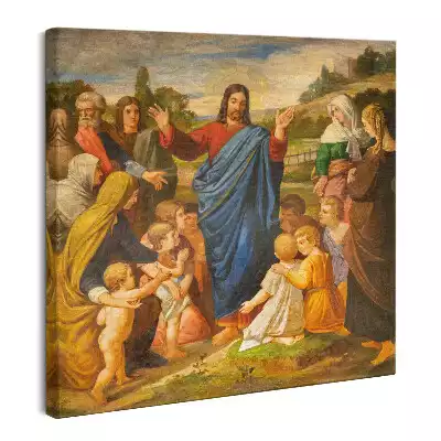 Obraz na płótnie Jezus Chrystus wśród dzieci