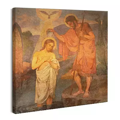 Obraz na płótnie Chrzest Świety Jezusa Chrystusa