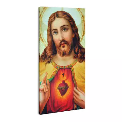 Foto obraz na płótnie Serce Miłosierdzie Jezusa