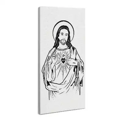 Foto obraz na płótnie Ilustracja Pan Jezus