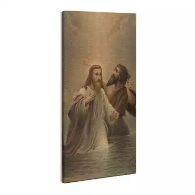 Foto obraz na płótnie Chrzest Święty Jezusa