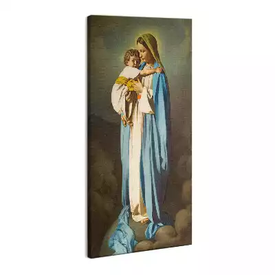 Foto obraz na płótnie Madonna z Dzieciątkiem