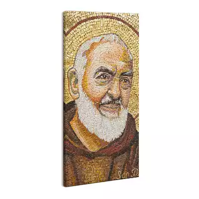 Foto obraz na płótnie Mozaika św. Ojca Pio