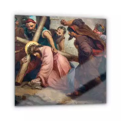 Obraz szklany Jezus Chrystus Droga Krzyżowa