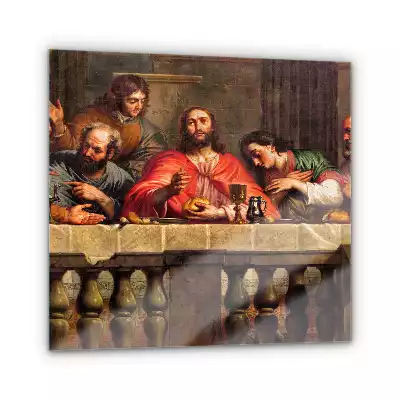 Obraz na szkle Ostatnia wieczerza Jezus Apostołowie