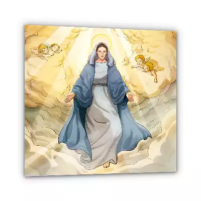 Obraz szklany Wniebowstąpienie Maryi Panny