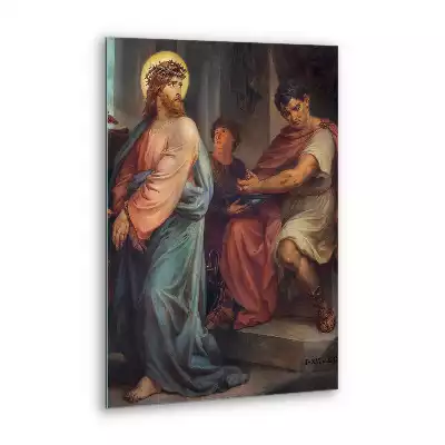 Obraz szklany Jezus Chrystus przed Piłatem