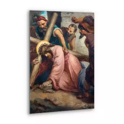 Obraz szklany Jezus Chrystus Droga Krzyżowa