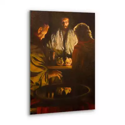 Obraz szklany Jezus i uczniowie Wieczerza